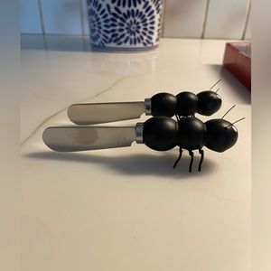 Boston Warehouse, spreaders, set of 4, New with box, Picnic Party Spreaders